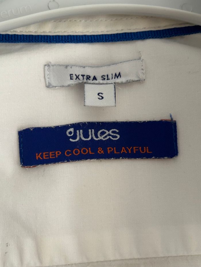Chemise blanche Jules Extra Slim homme S (40 x 68 cm) - photo numéro 2