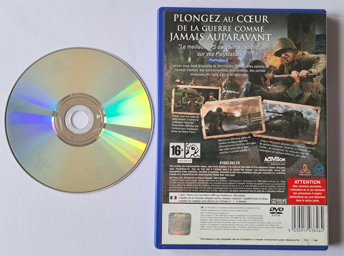 Call of Duty 3 En marche vers Paris Sony PlayStation 2 PS2 - photo numéro 3