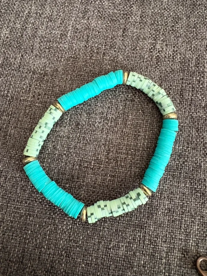 Lot de 2 bracelets bleus - photo numéro 2