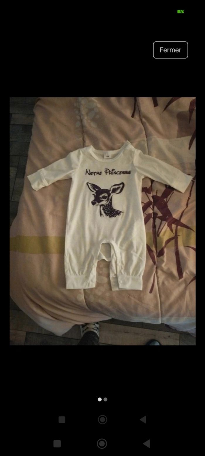Pyjama personnalisé neuf