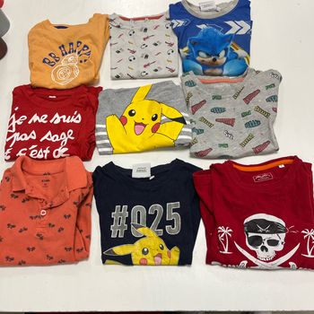 Lot de 15 t shirt 4 ans