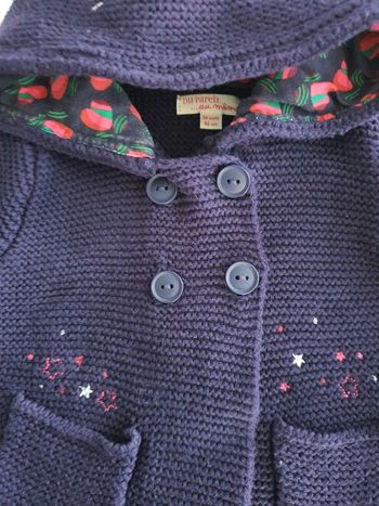 Gilet capuche dpam 24 mois