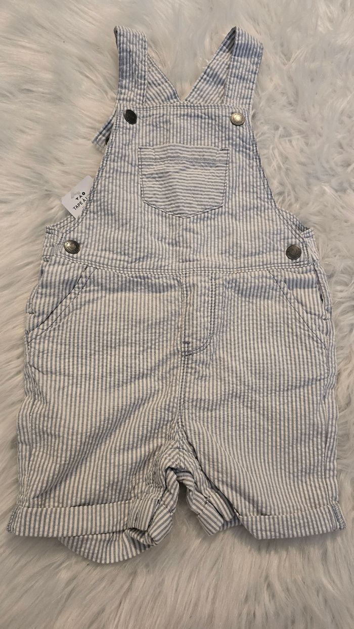 NEUVE (non portée)🏷 💙😍🤩superbe salopette courte 23 mois garçon 💙💙😍