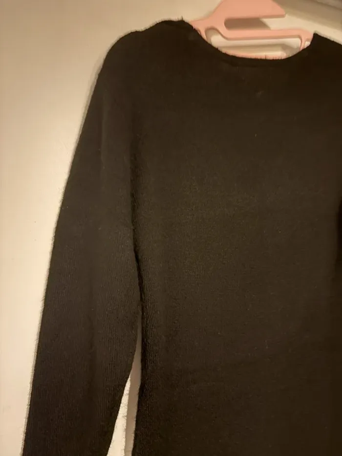 Pull robe La City col V noire taille 36 -S neuve - photo numéro 6
