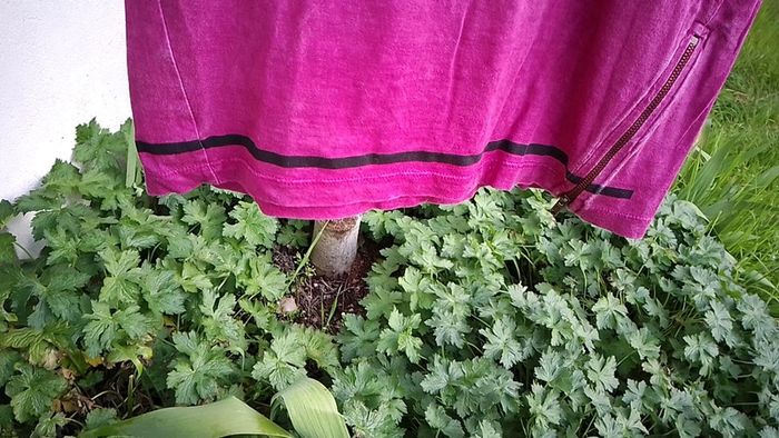 Tee-shirt imprimé couleur rose foncé - photo numéro 6