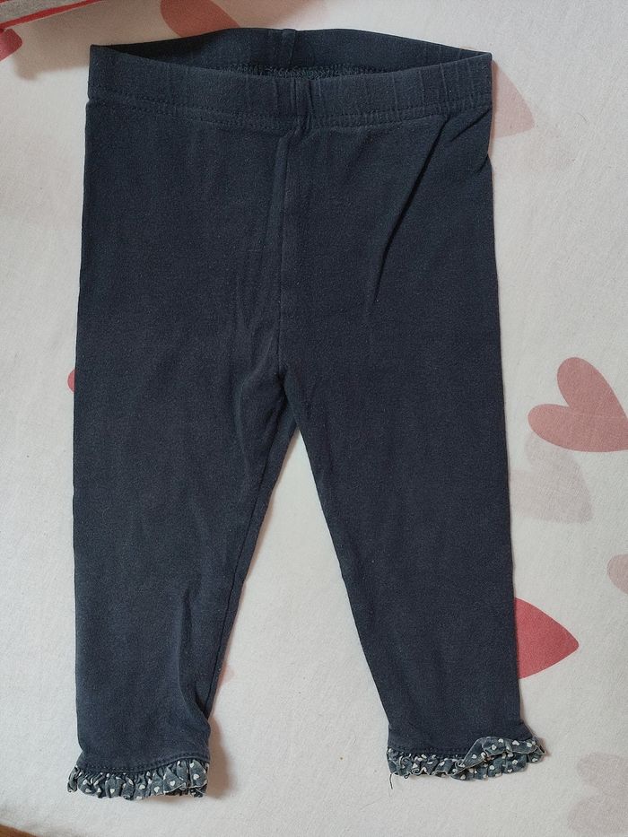 Ensemble Robe/Tunique et legging - Chouette - 12 mois - Très bon état - DPAM/Tape à l'oeil - photo numéro 3