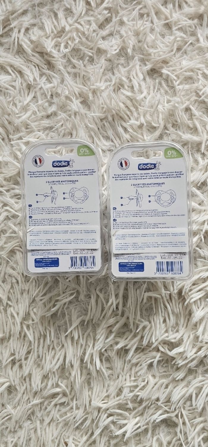 Lot de 6 sucettes anatomiques Dodie 6 mois + - photo numéro 6