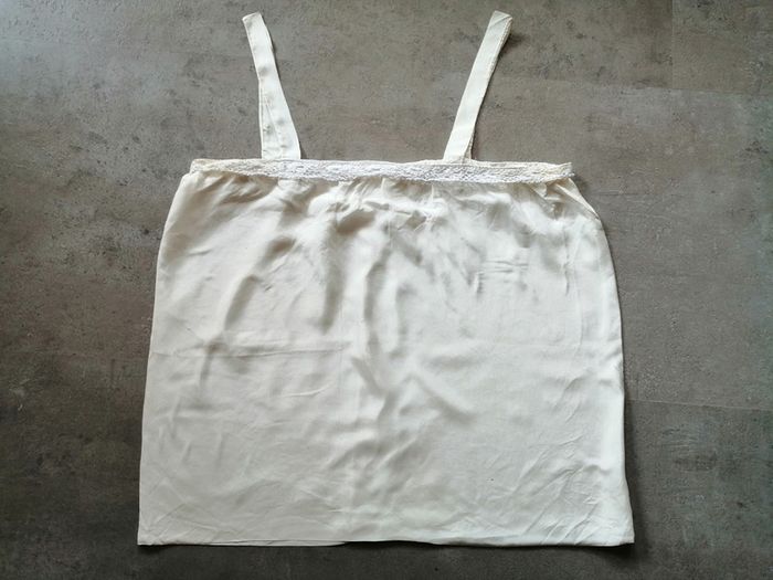 Débardeur caraco écru