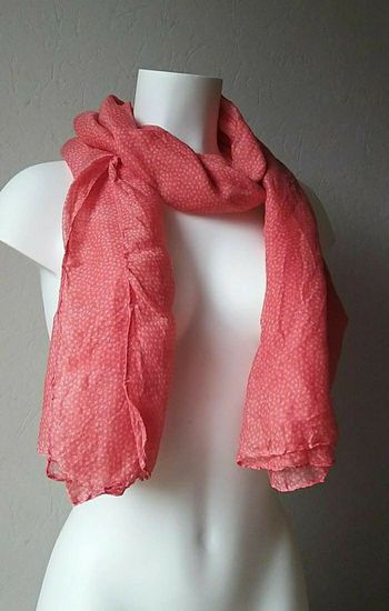 Écharpe corail pour femme