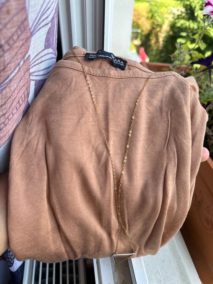 Haut bretelle avec pendentif #Zara# - photo numéro 4