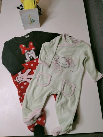 Pyjamas fille 12 mois