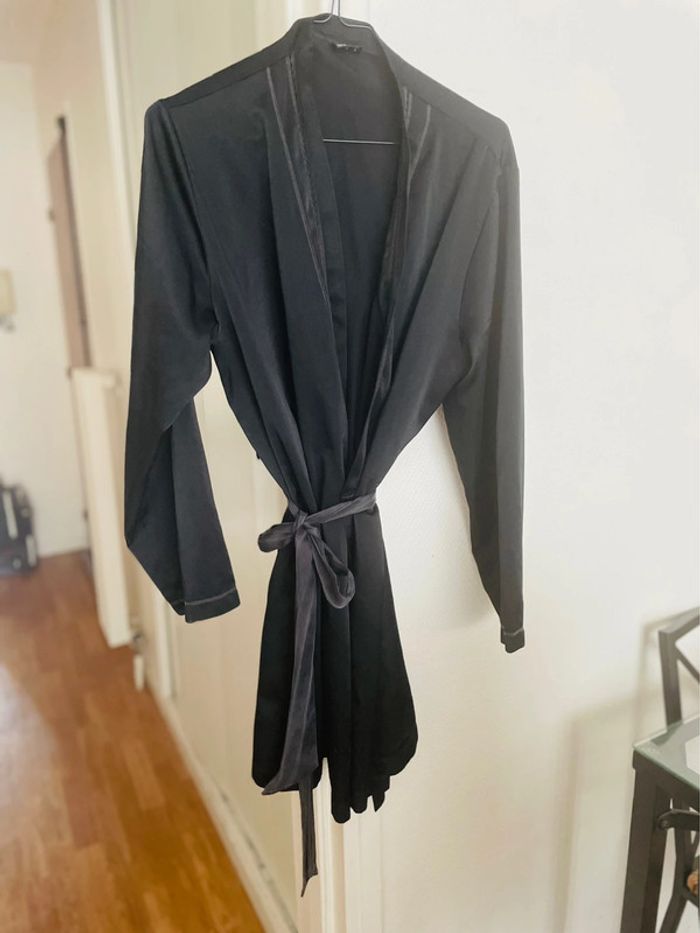 Peignoir effet satin Malizia