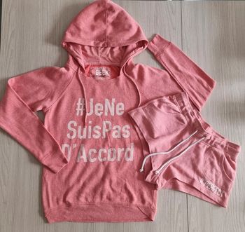 Pyjama short rose - Undiz - Taille XS