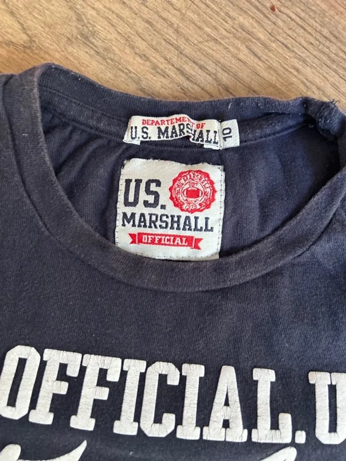 Tee-shirt US Marshall 10 ans - photo numéro 3