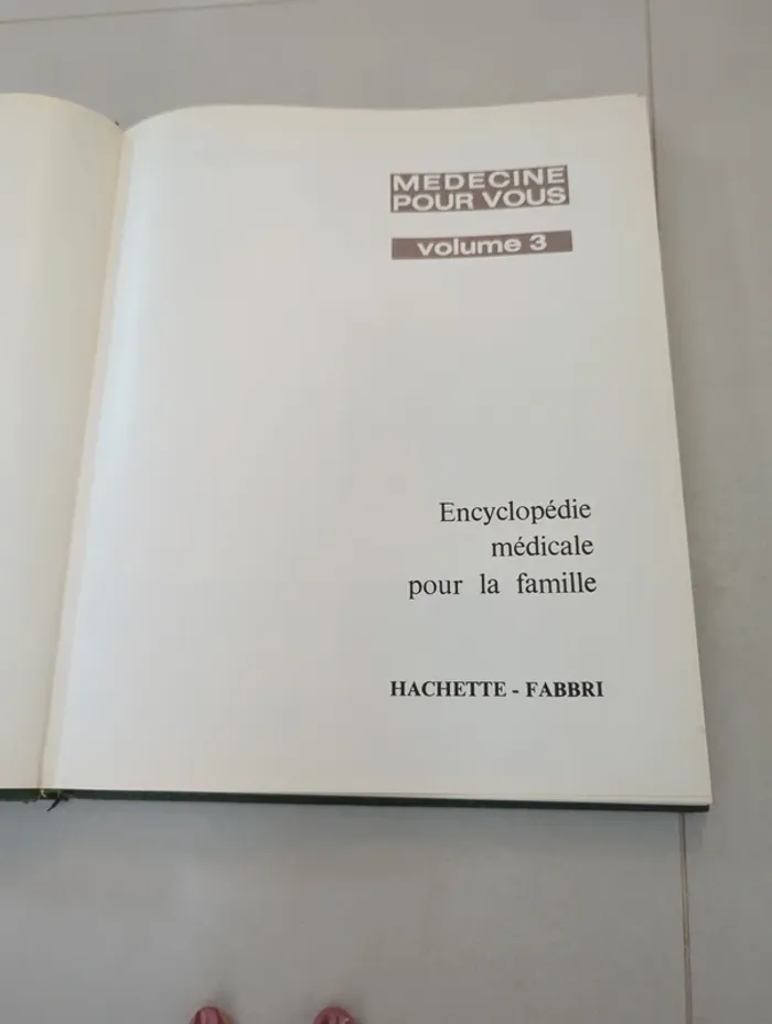 Encyclopédie médecine pour vous tome 3 hachette - photo numéro 5