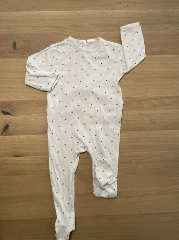 Pyjama léger une pièce blanc kiabi 24 mois