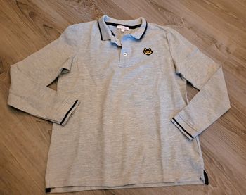 Polo gris chiné ML DPAM 10 ans