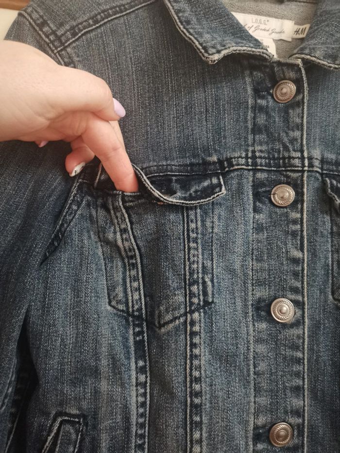 Veste en jean indémodable taille 38 - photo numéro 2