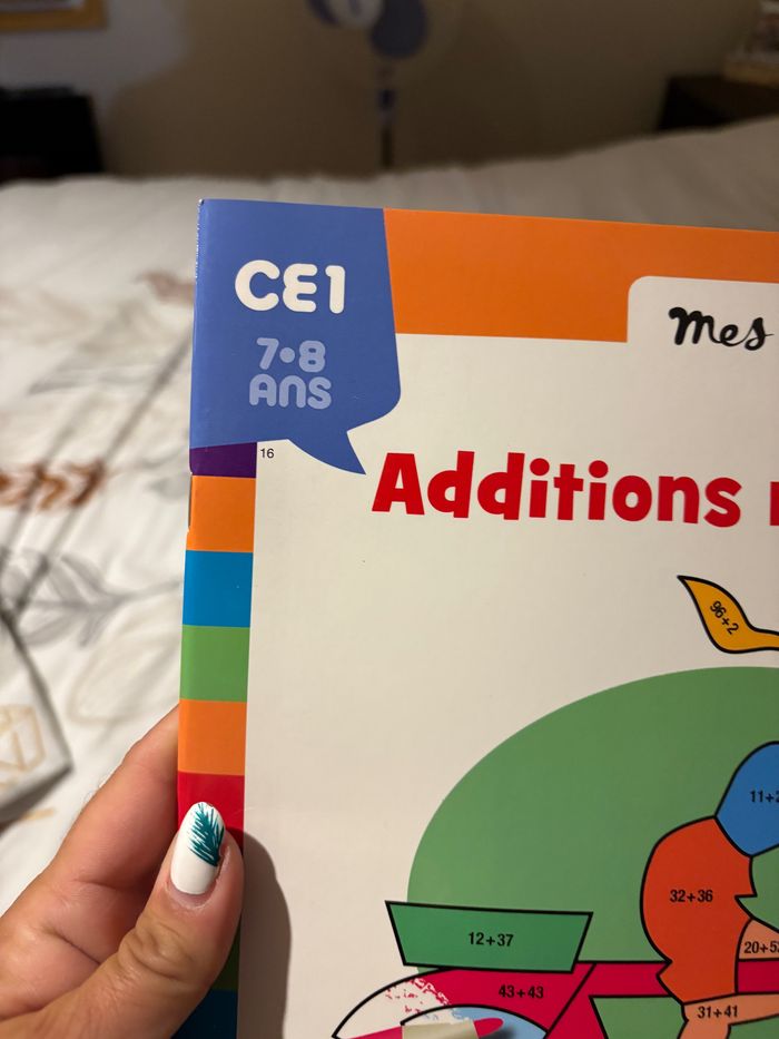 Fichier coloriage additions magiques ce1 7/8 ans neuf Nathan - photo numéro 2