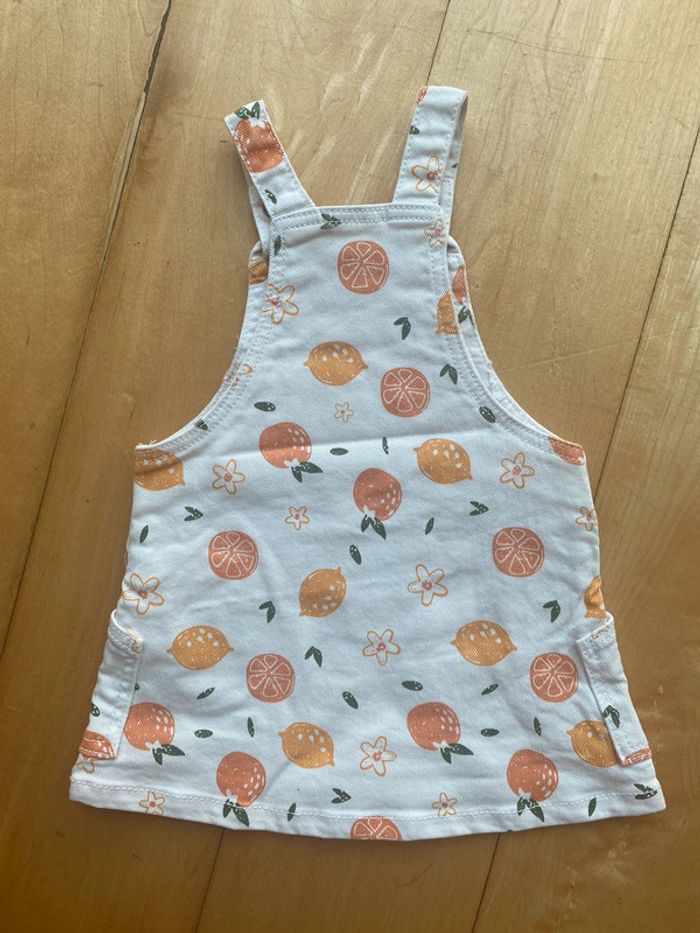 Robe salopette jean - 3 mois - Vertbaudet - photo numéro 2