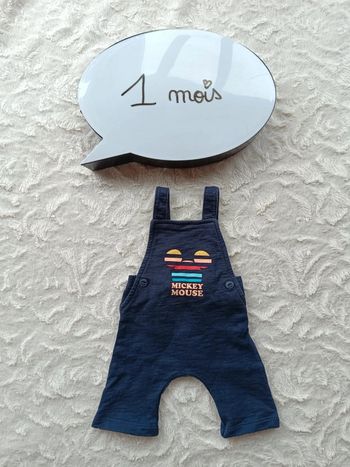 Salopette Garçon 1 mois Mickey mouse Disney Baby