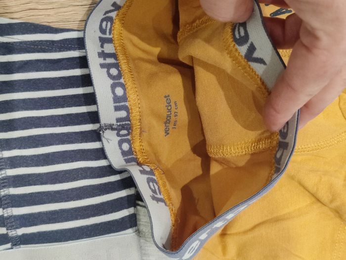 Lot de 8 pièces maillots de corps marin Vertbaudet Taille 3 ans - photo numéro 4