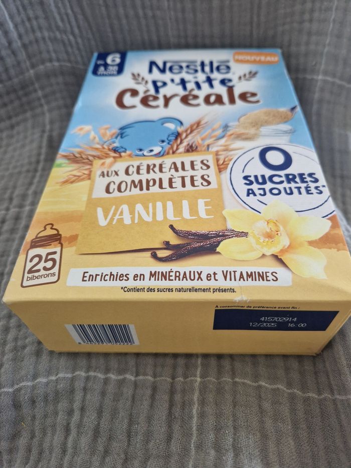 Nestlé p'tite céréales vanille