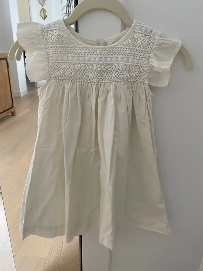 Robe Monoprix crème