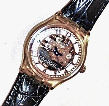 Montre SWATCH Musicall Collecteur "Blue Through"