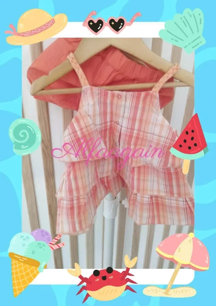 Ensemble neuf été 12mois orange - photo numéro 8