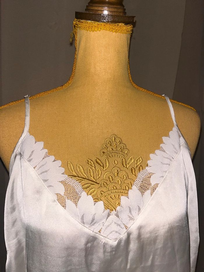 Debardeur en satin joli dos gémo XL beige creme - photo numéro 3