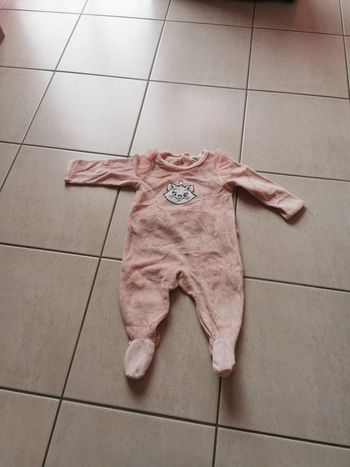 Pyjama velours 12 mois 74 cm