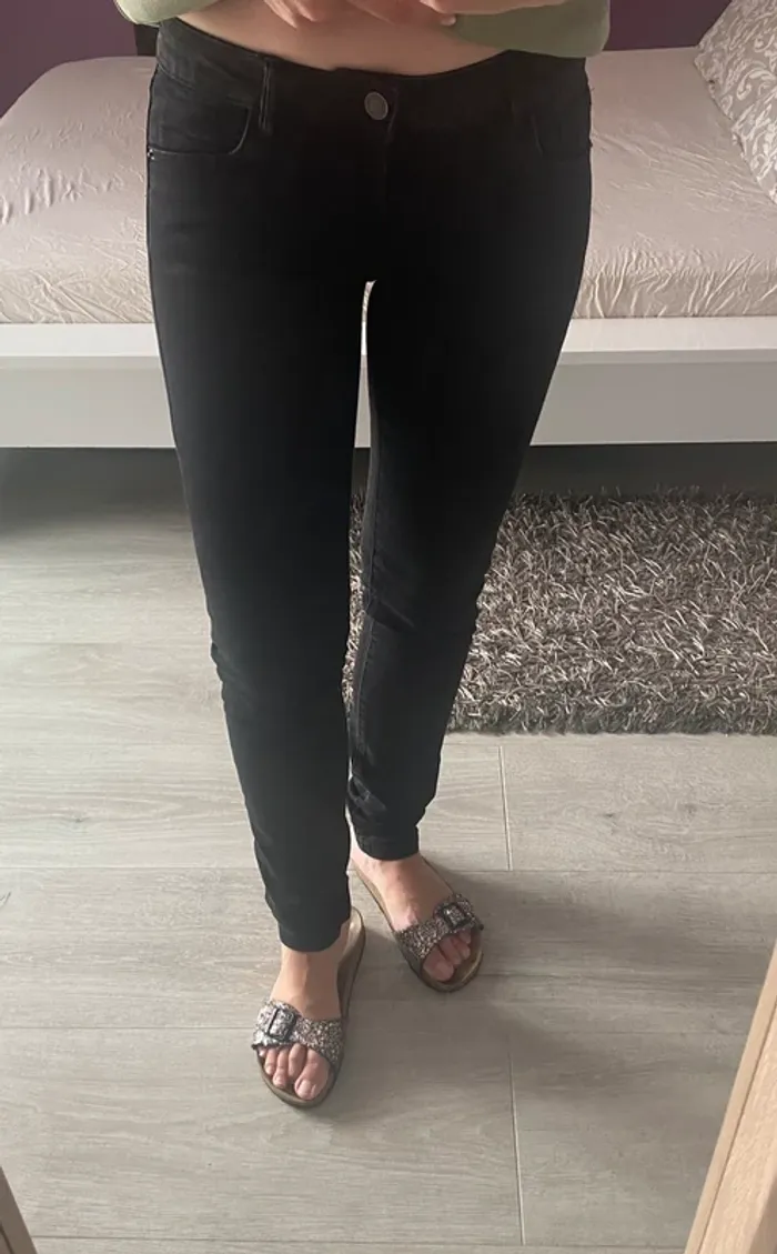 Jeans noir Promod 36
