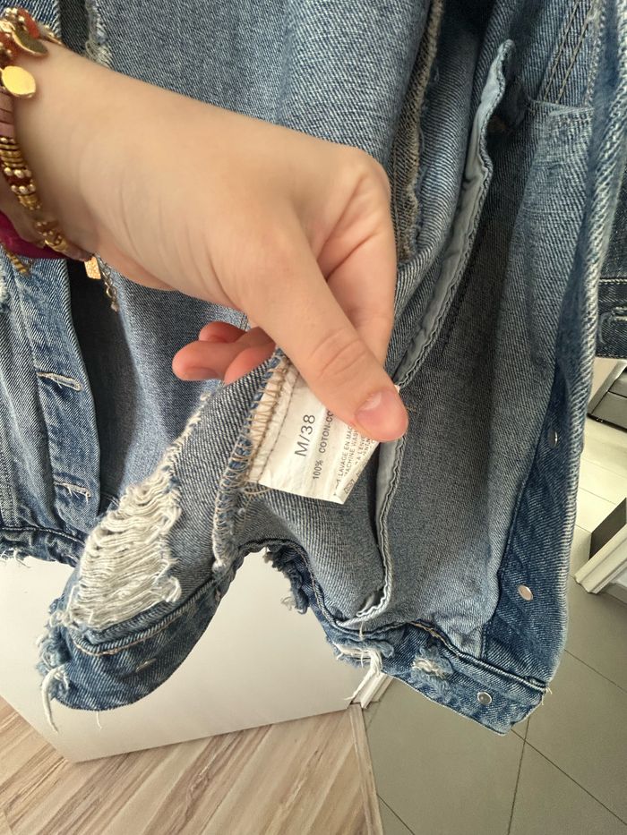 Veste en jean longue - photo numéro 3
