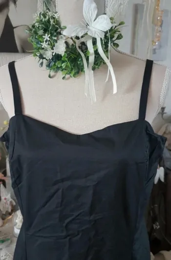 Robe chic longue noire Ambre Paris T 40/42 Neuve