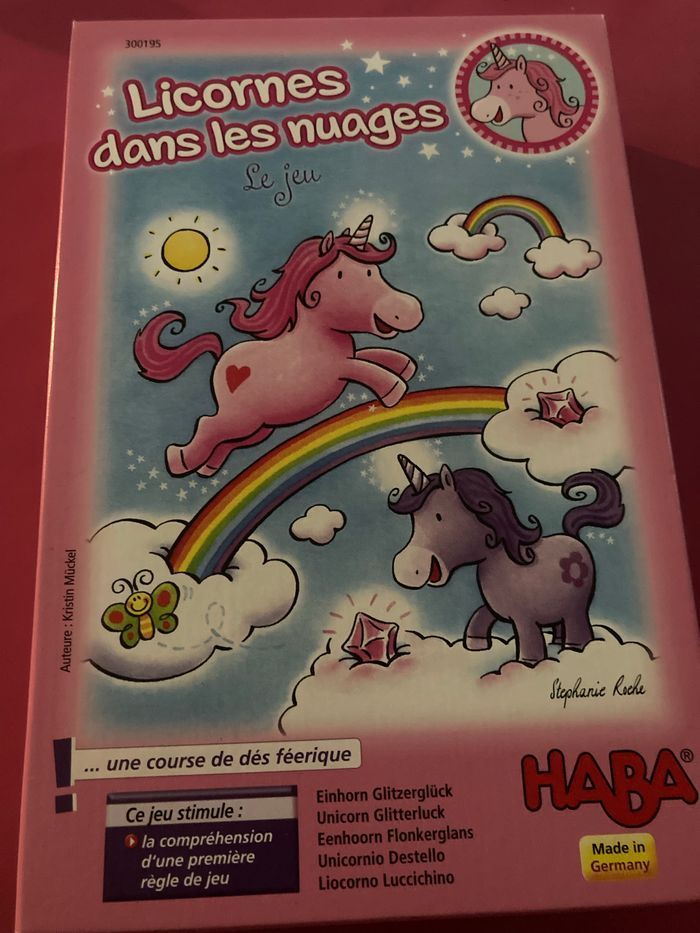 Jeu De Dominos Licornes Unicorn Magic - Pour Enfants Et Famille, Boîte Illustrée