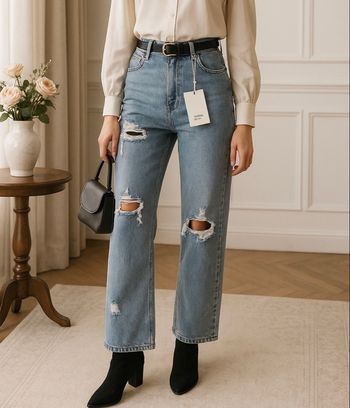 Superbe jeans troué Hello Miss taille S neuf avec étiquette 🎀