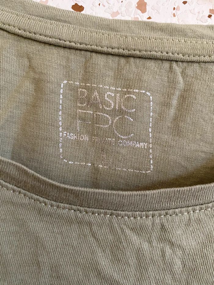 T-shirt manche courte kaki - photo numéro 2