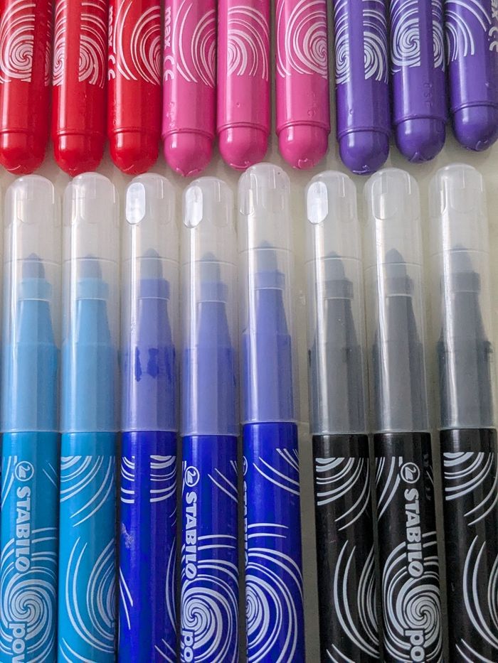 Lot de 32 feutres Stabilo Power max à pointe large. - photo numéro 7