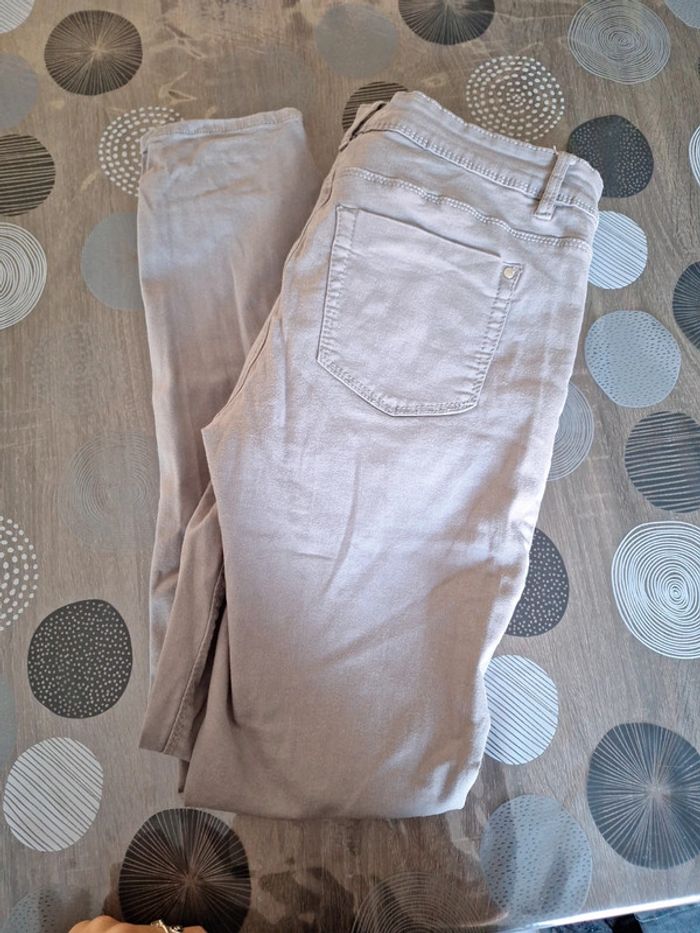 Pantalon gris cache cache taille 40 - photo numéro 7