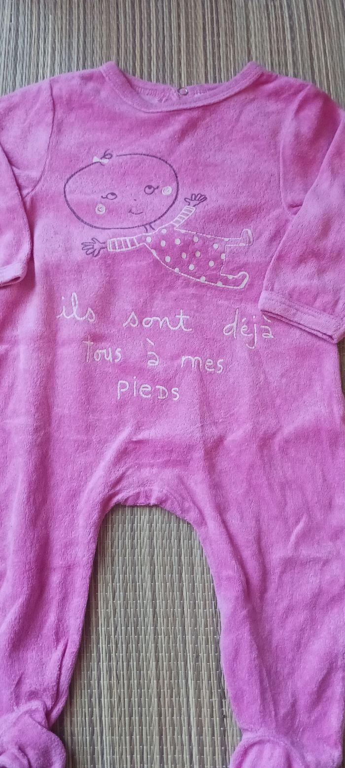 Lot 5 pyjamas velours - photo numéro 4