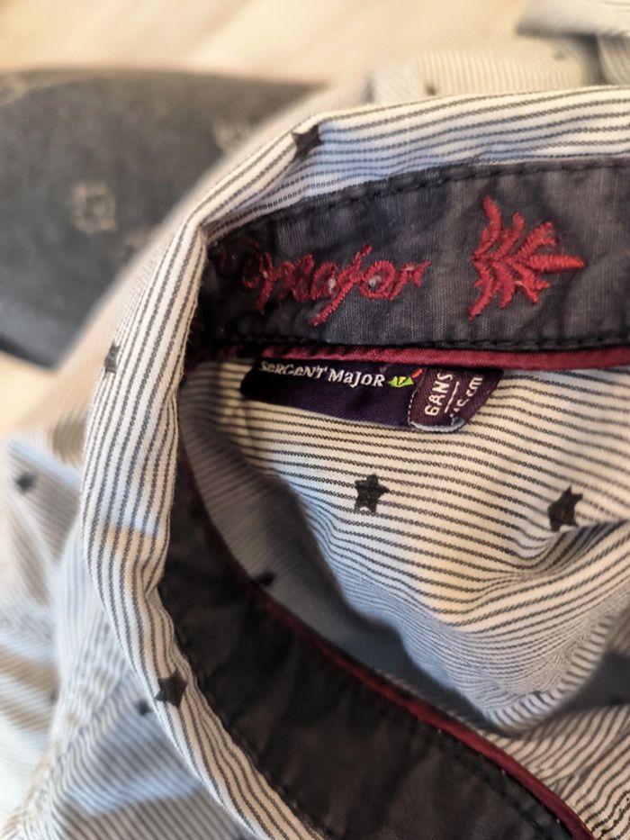 Chemise manches longues sergent major - photo numéro 2