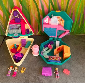 Lot de 2 boîtes Polly pocket