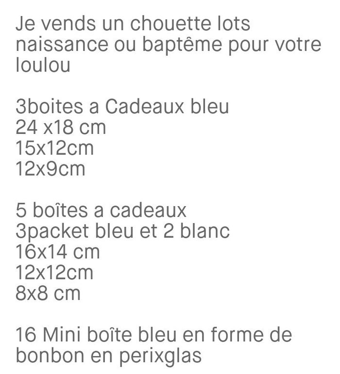 Lots boîte en carton - photo numéro 4