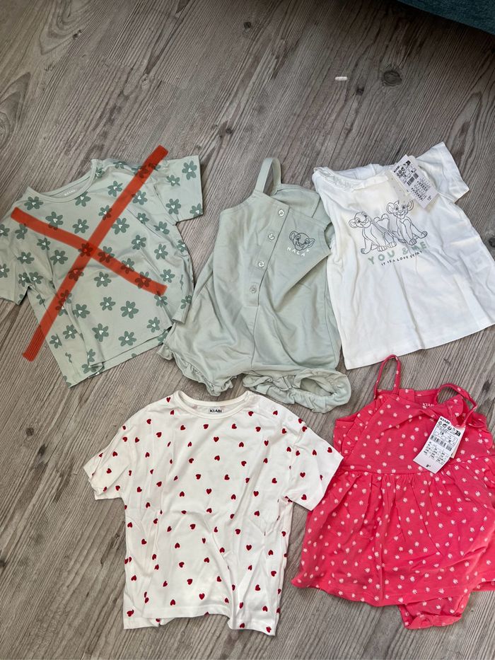 Lot kiabi bébé fille été 18 mois neuf