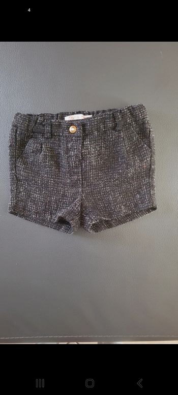 Short fille 18 mois
