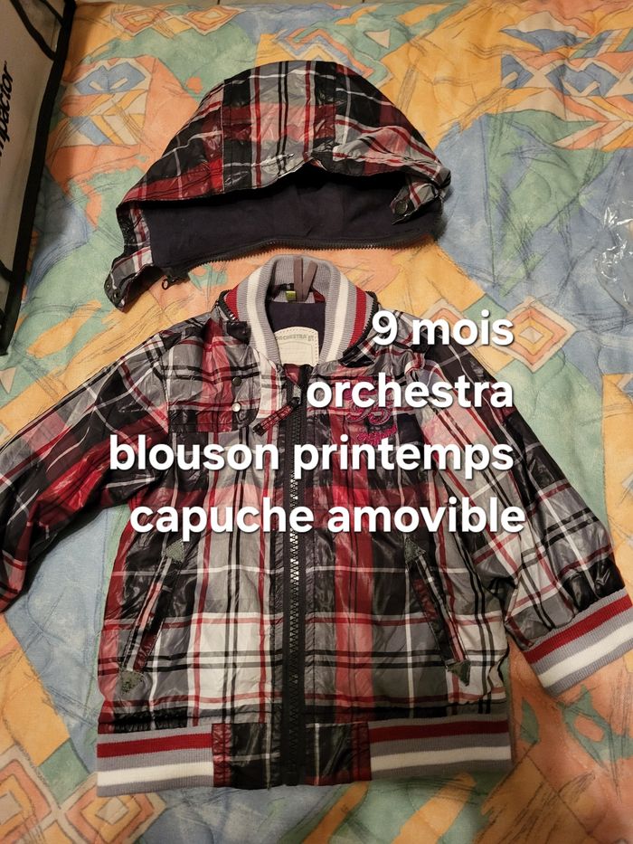 Lot babygros blouson garçon 9 mois - photo numéro 4