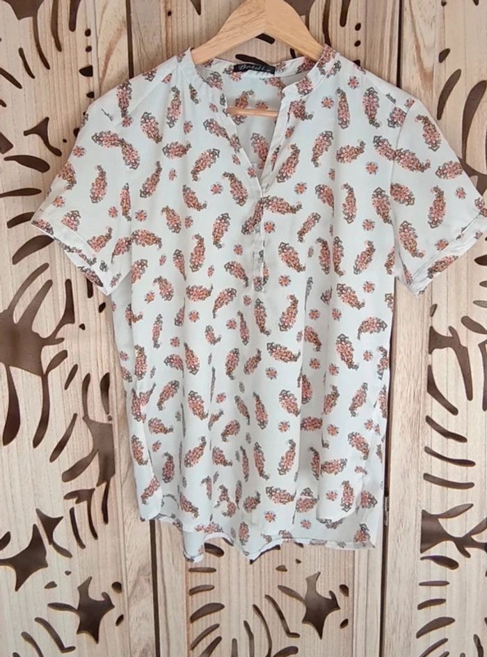 Blouse fluide imprimé T 46 Boteli - photo numéro 5
