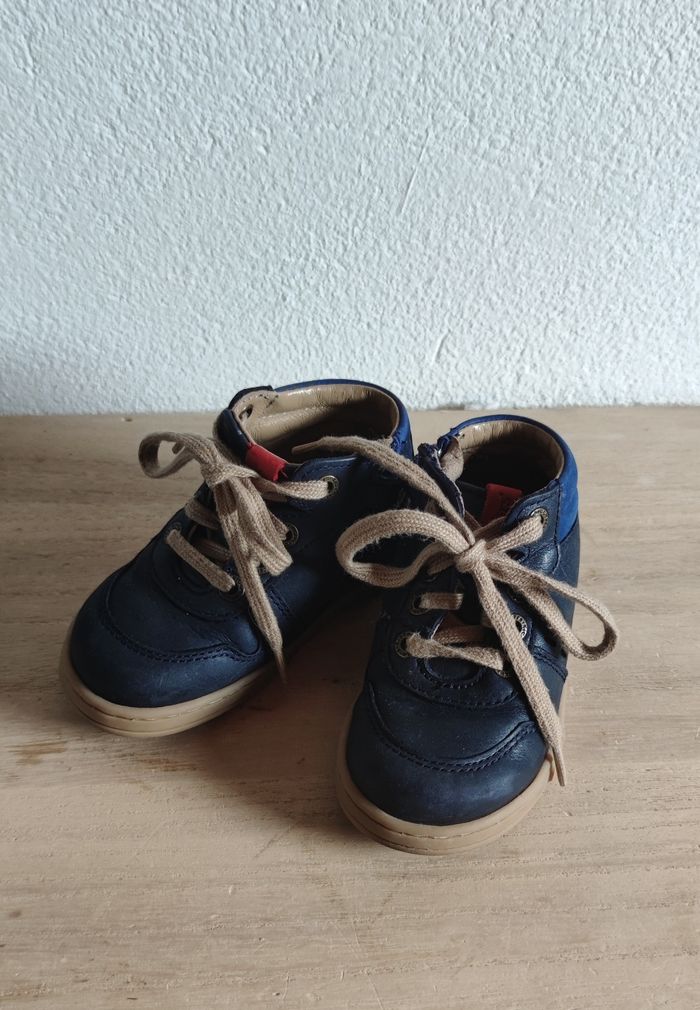 Bottines cuir kickers T22