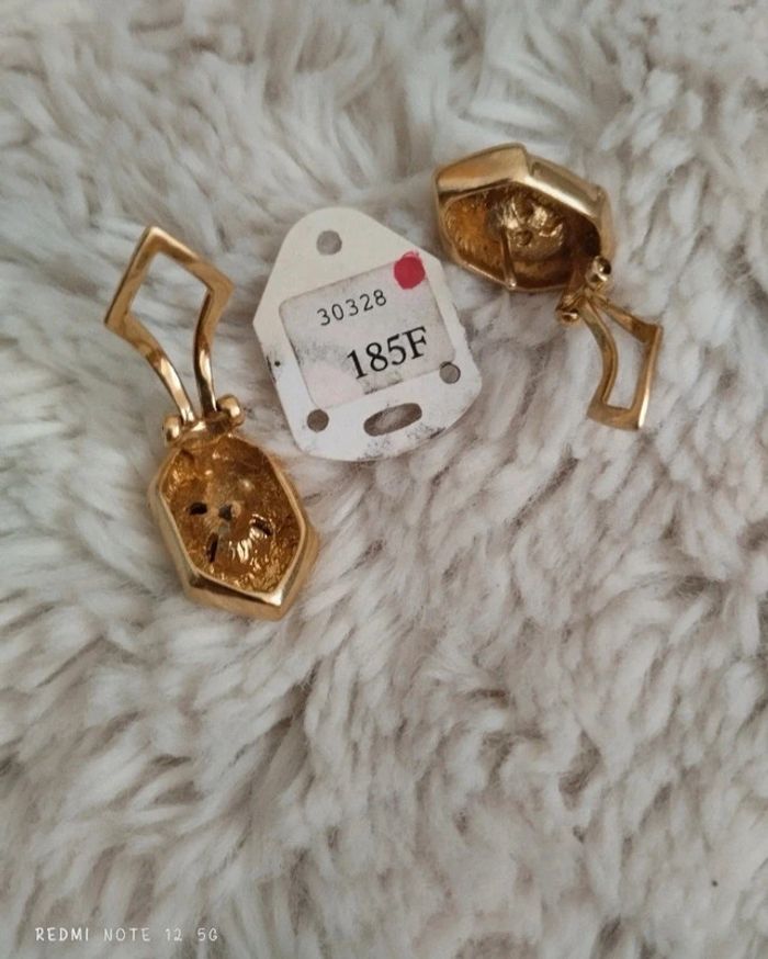 Magnifique paire de boucles d'oreilles Vintage - photo numéro 3